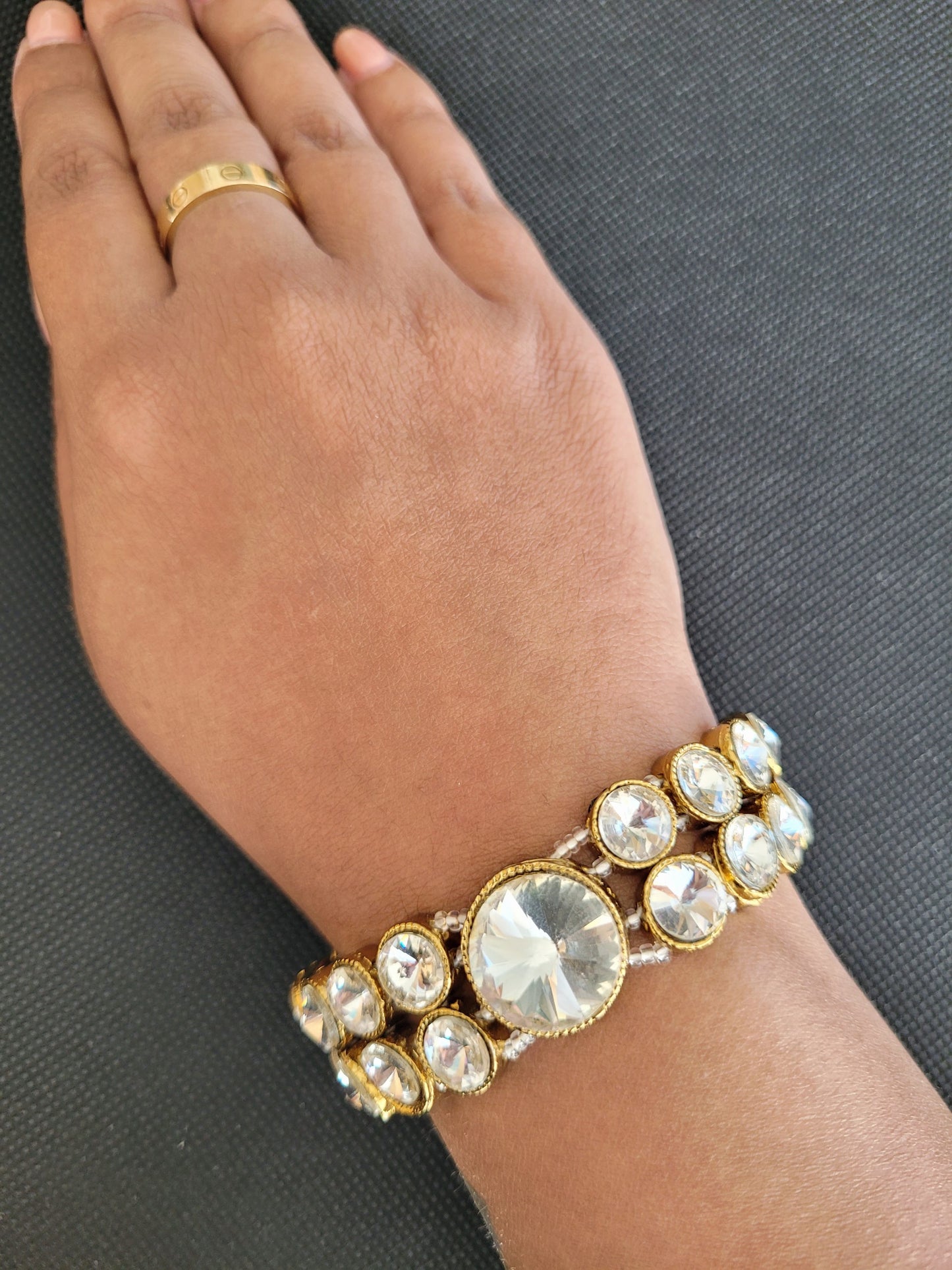 Enjay bracelet (white stone)