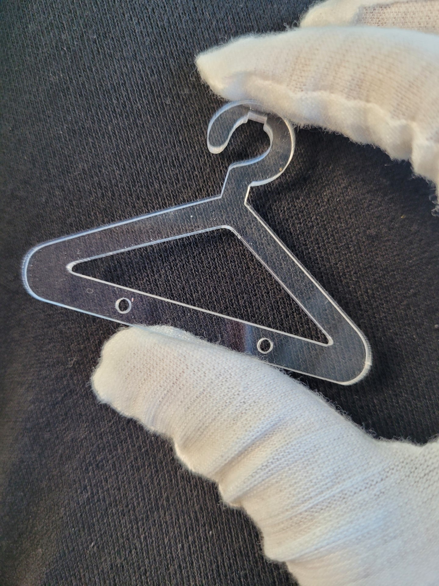 Earring rack with hangers
